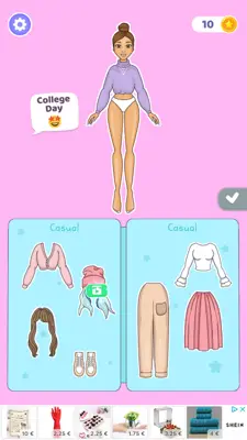 DIY Paper Doll android App screenshot 1